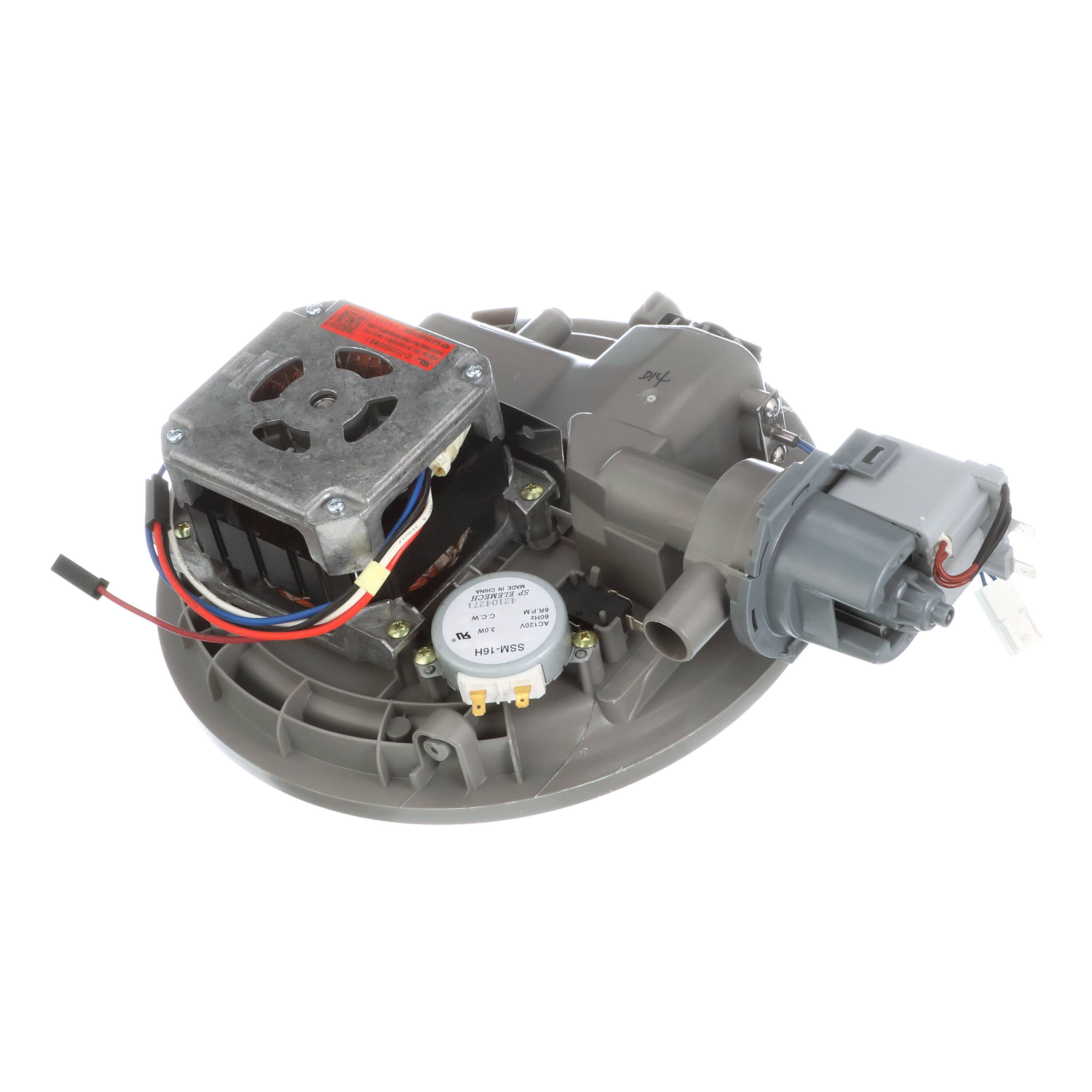 Samsung DD82-01353A Dishwasher Sump And Motor Assembly