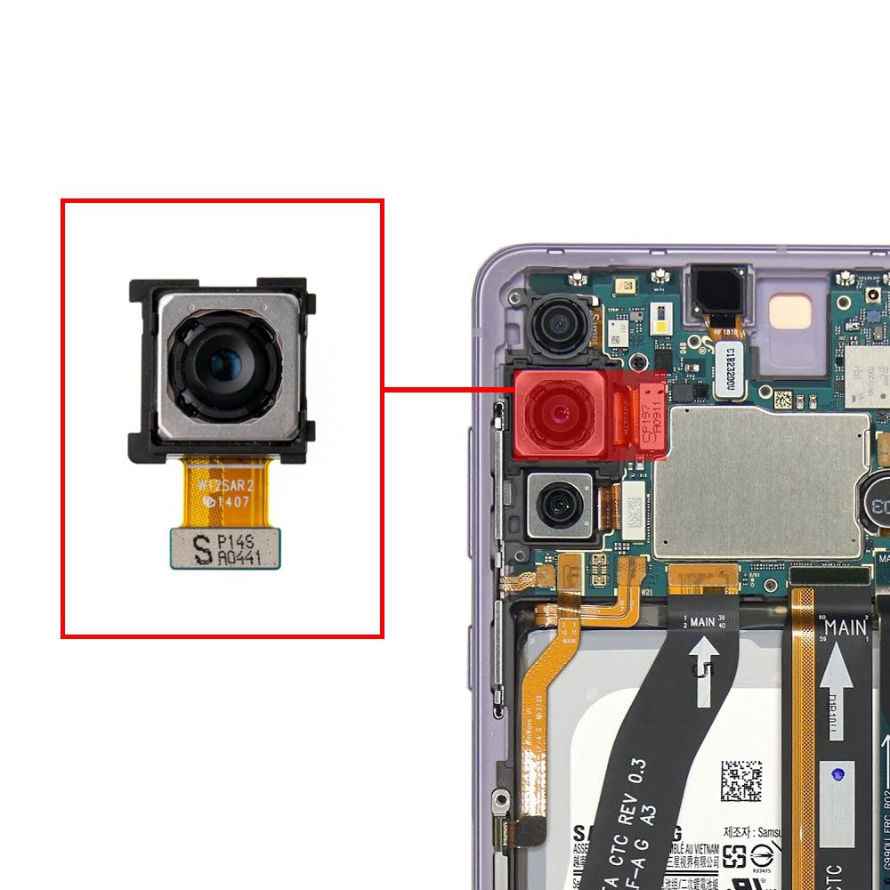  Samsung Mobile Galaxy G990U Wide Camera â€“ 12MP GH96-14491A