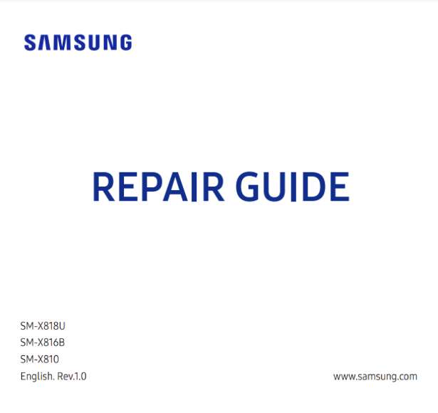 Service Guide For  X810-G
