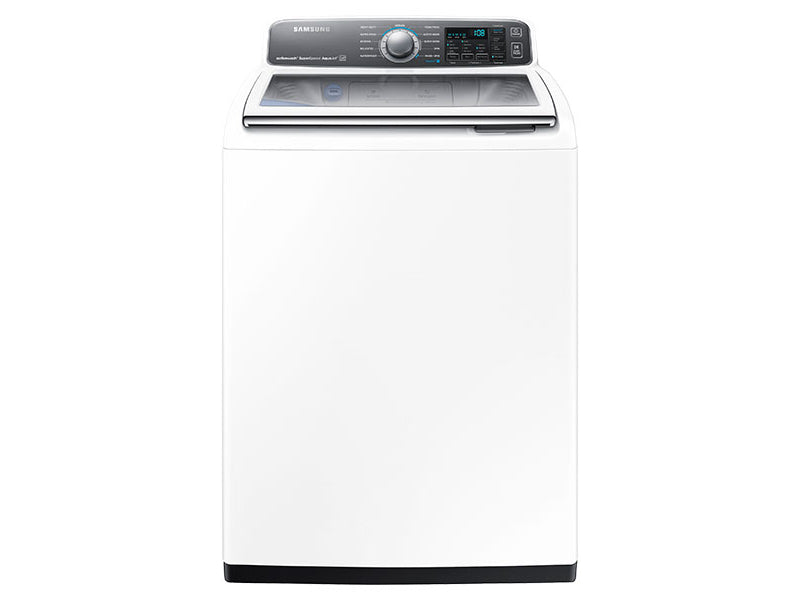 Samsung WA48J7770AW/AA 4.8 Cu. Ft. 11-Cycle High-efficiency Top-loading Washer - White