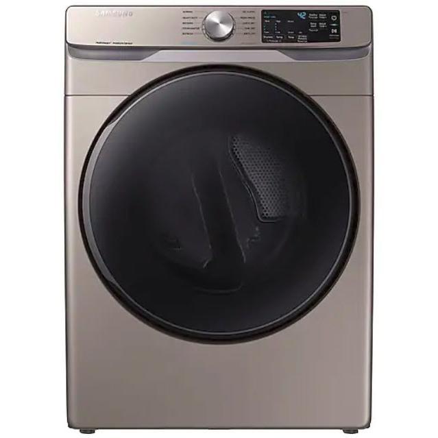 Samsung DVE45R6100C/A3 7.5 Cu. Ft. Electric Dryer With Steam Sanitize+ In Champagne