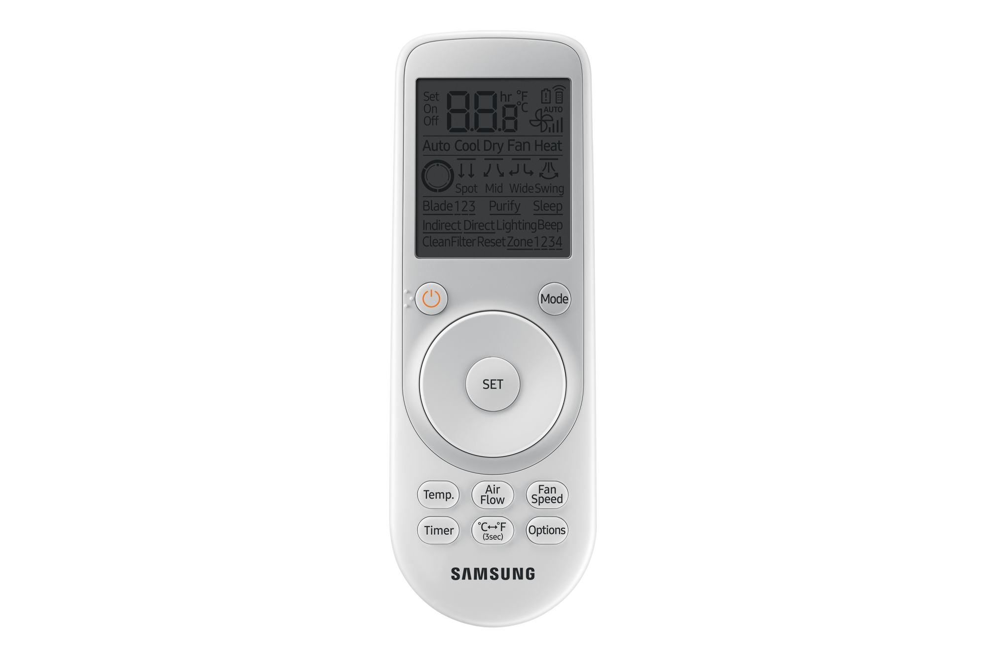 Samsung ARKH03U Air Conditioner Wireless Remote Control