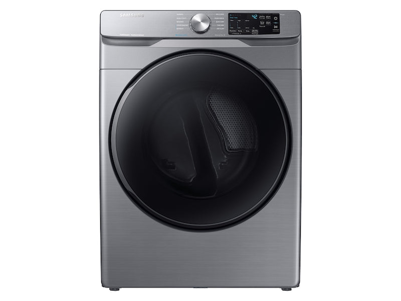 Samsung DVE45R6100P/A3 7.5 Cu. Ft. Electric Dryer With Steam Sanitize+ In Platinum
