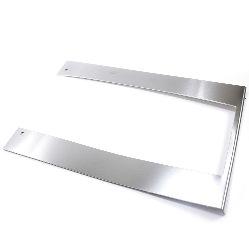 Samsung DE64-02527A Microwave Door Outer Panel Trim (Stainless)