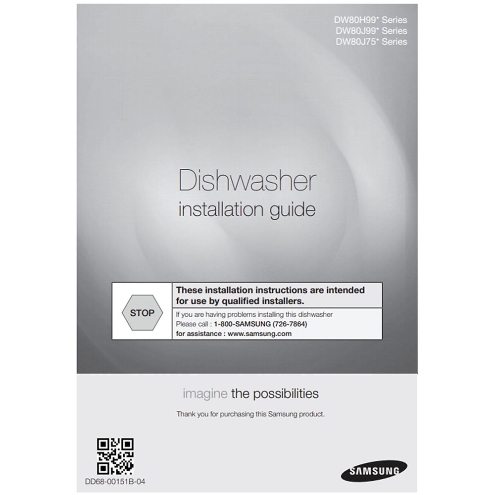 Samsung DD68-00151B Instructions Guide