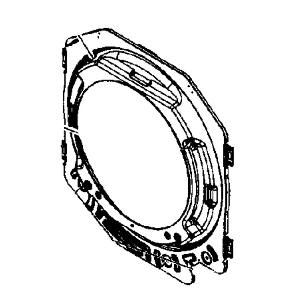 Samsung DC66-00812A Dryer Drum Front Cover Assembly