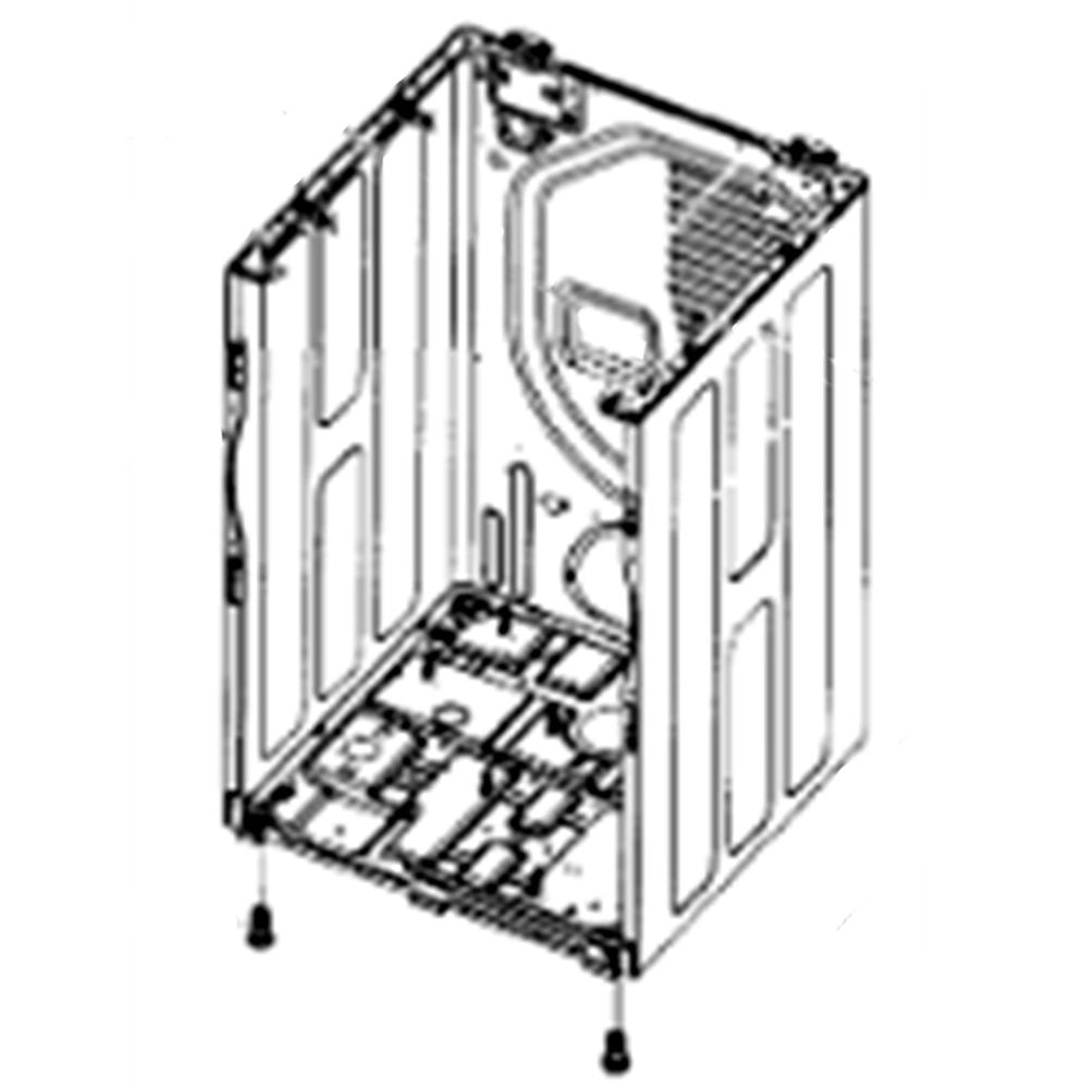 Samsung DC97-18594K Dryer Cabinet Assembly