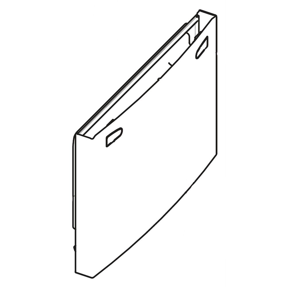 Samsung DA91-03833A Refrigerator Freezer Door Assembly (Stainless)