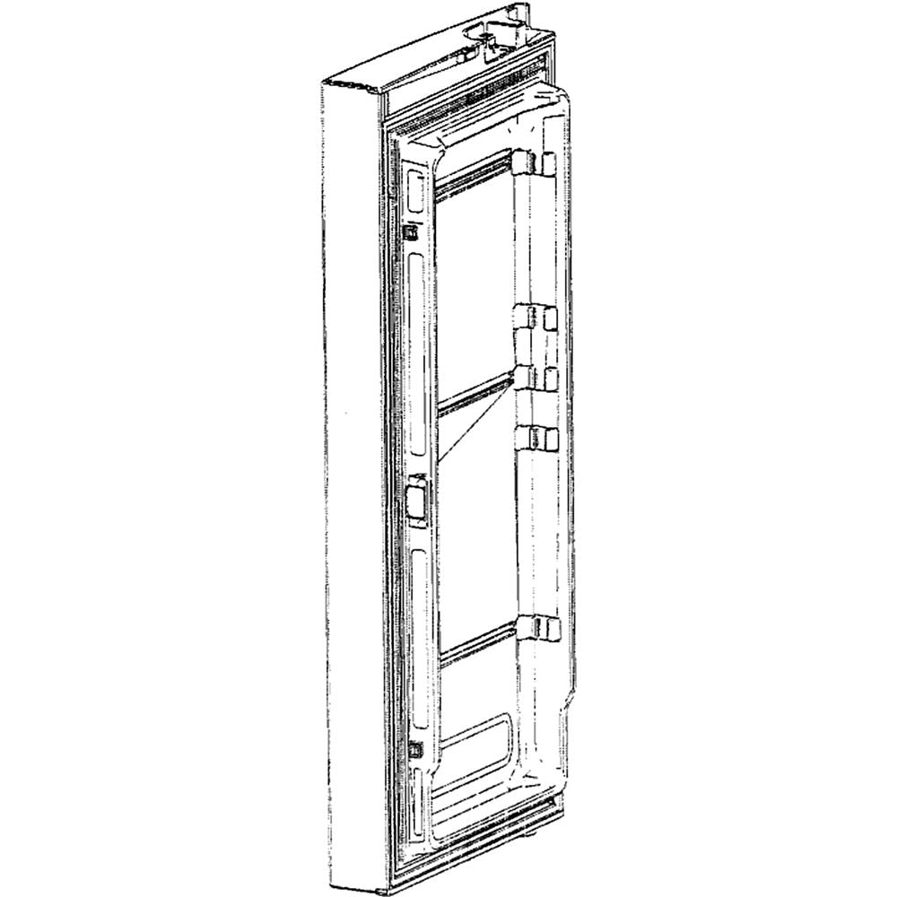 Samsung DA91-02460B Refrigerator Door Assembly, Left