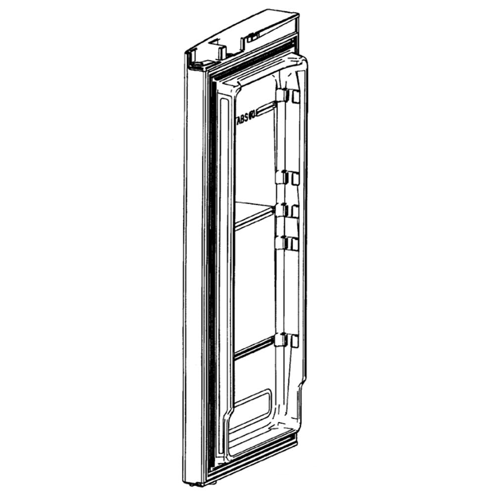 Samsung DA91-02461X Refrigerator Door Assembly, Right