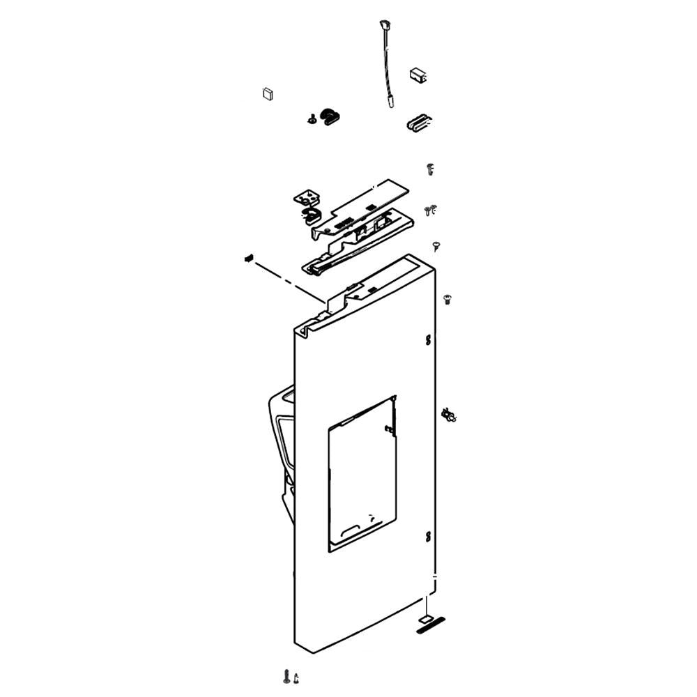 Samsung DA91-04200C Refrigerator Door Assembly, Right