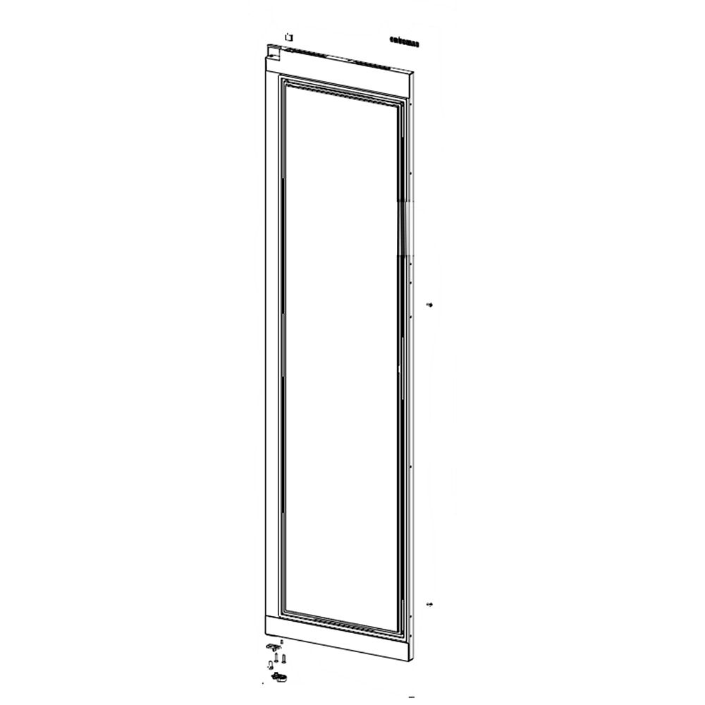 Samsung DA91-04350A Refrigerator Door Assembly, Right