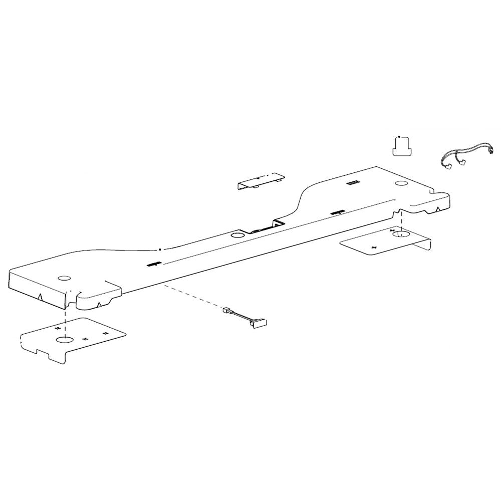 Samsung DA97-12527P Refrigerator Table, Upper