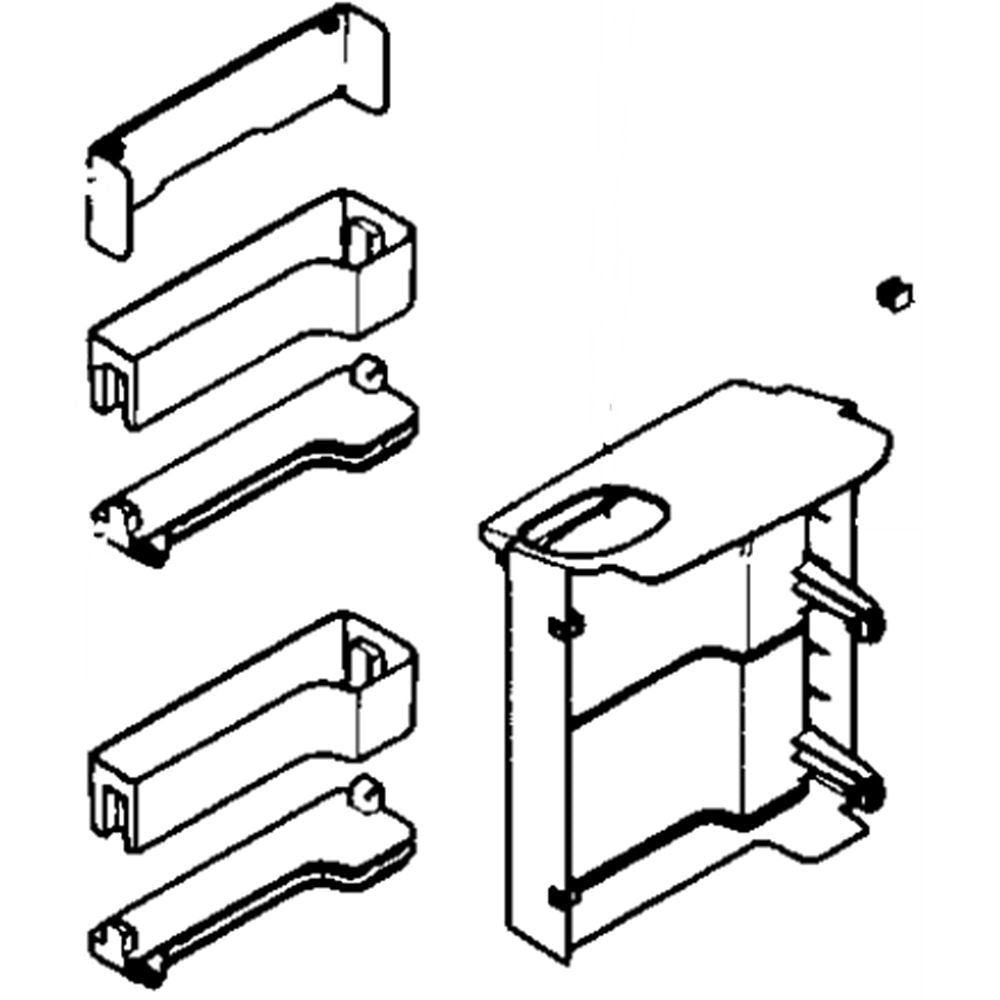 Samsung DA97-15028A Refrigerator Door Utility Bin Assembly