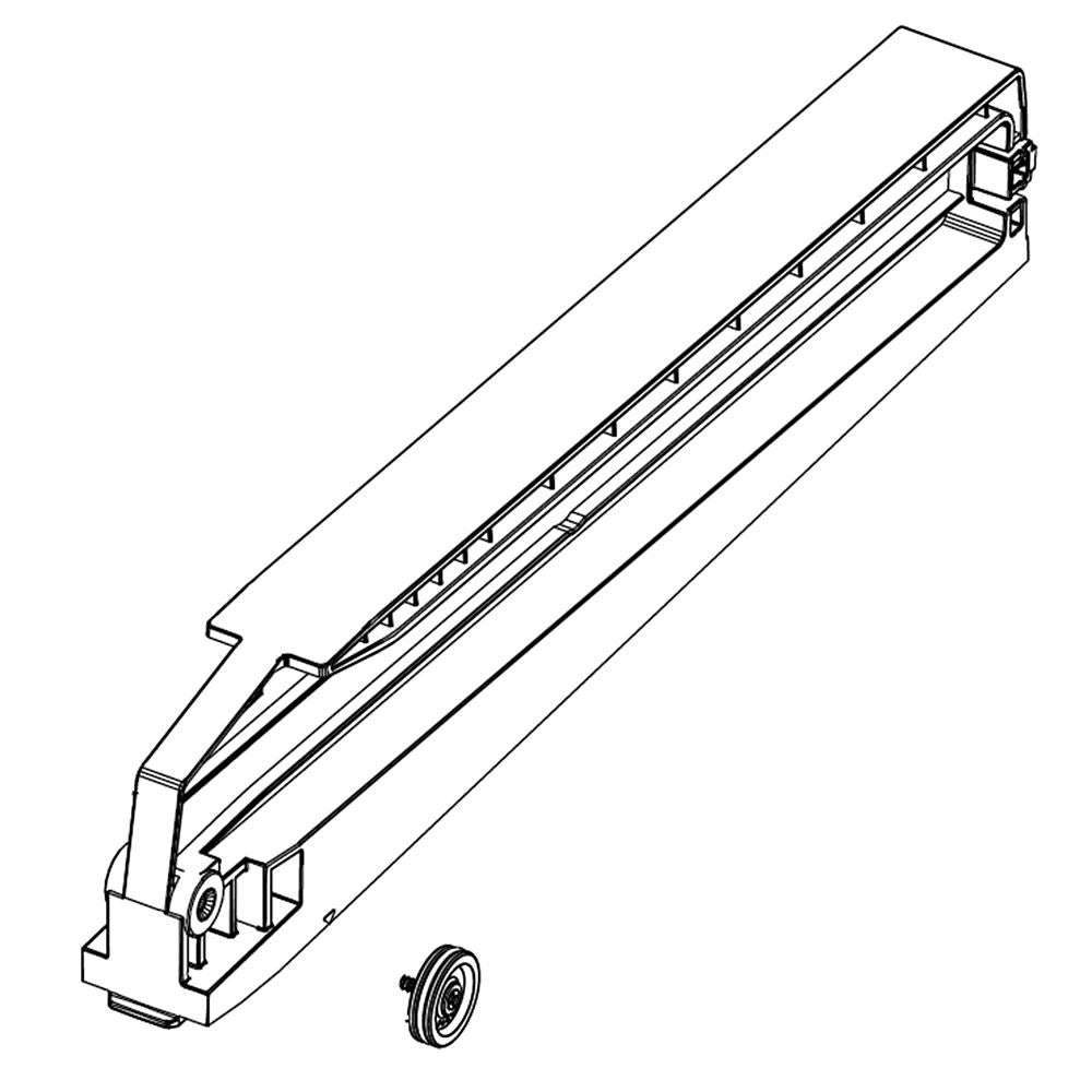 Samsung DA97-16223A Refrigerator Drawer Slide Rail, Left