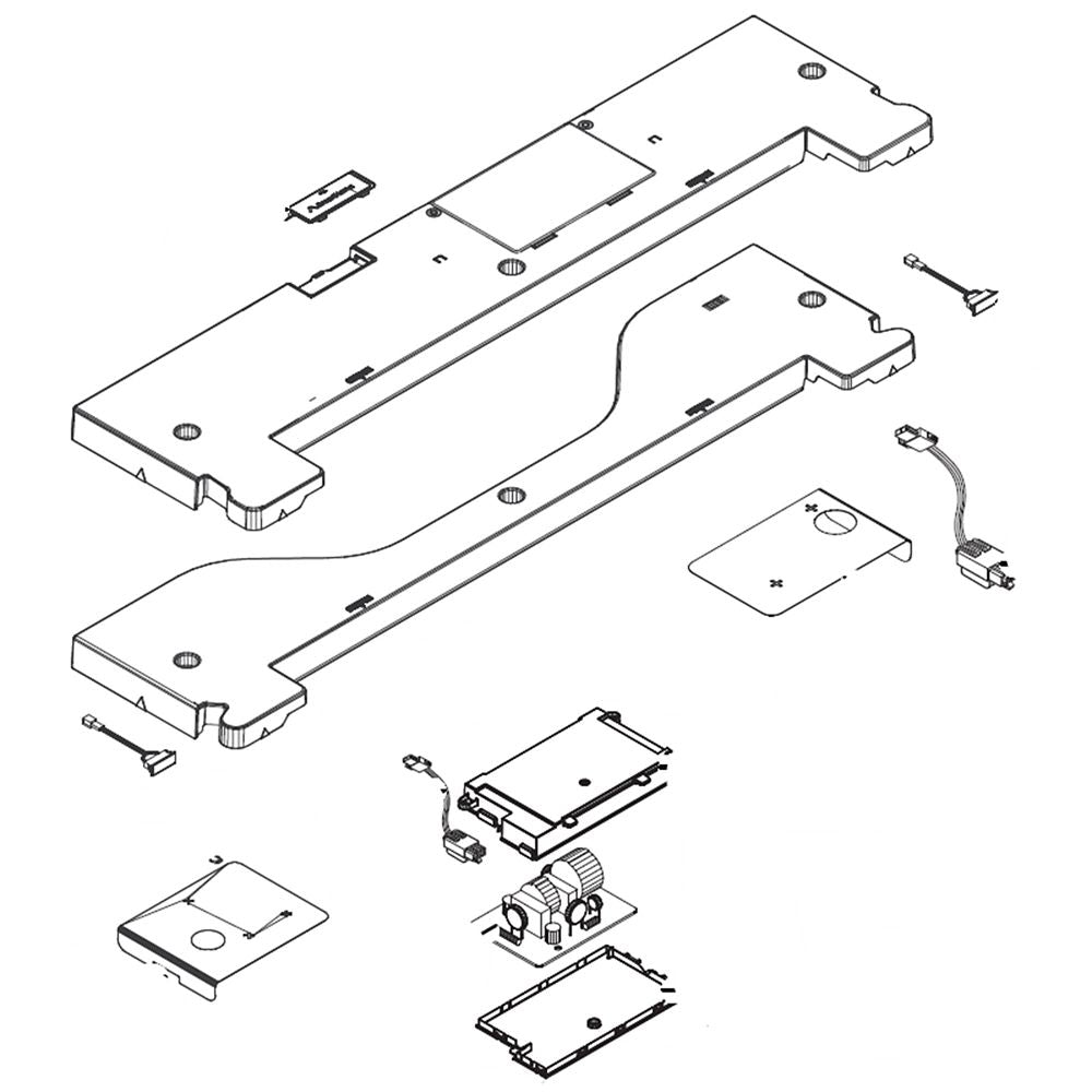 Samsung DA97-17979A Refrigerator User Interface And Top Cover Assembly