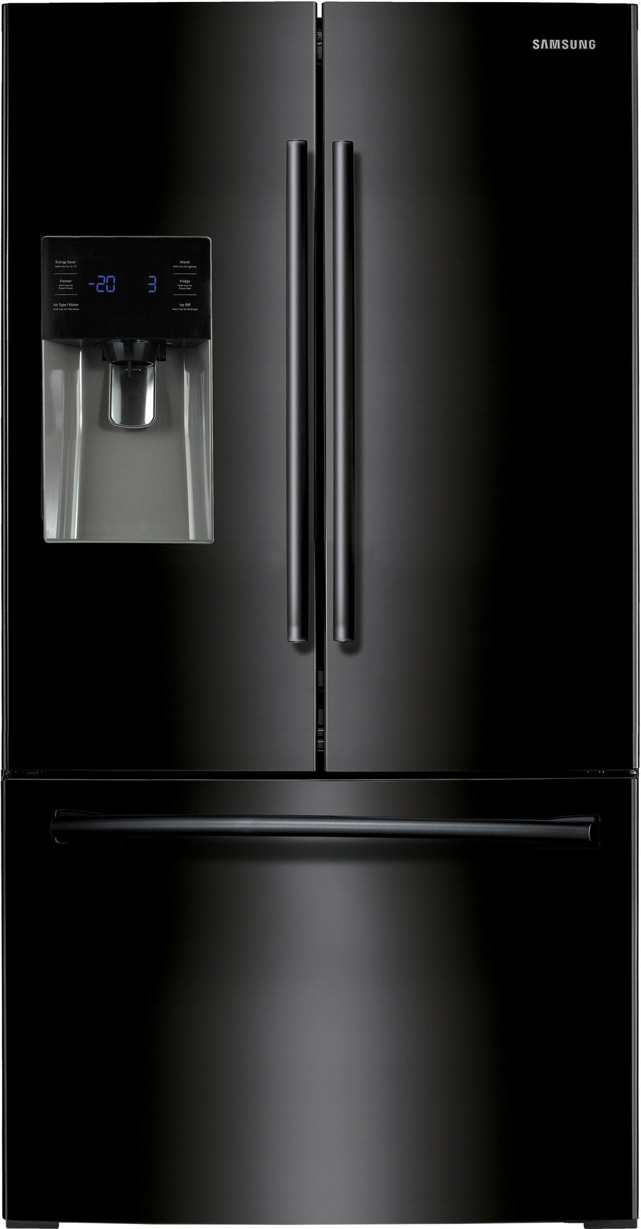 Samsung RF263BEAEBC/AA 26 Cu. Ft. French Door Refrigerator W/ Water & Ice Dispenser