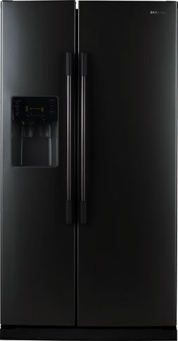 Samsung RS2530BBP/XAA 25.0 Cu. Ft. Side By Side Refrigerator