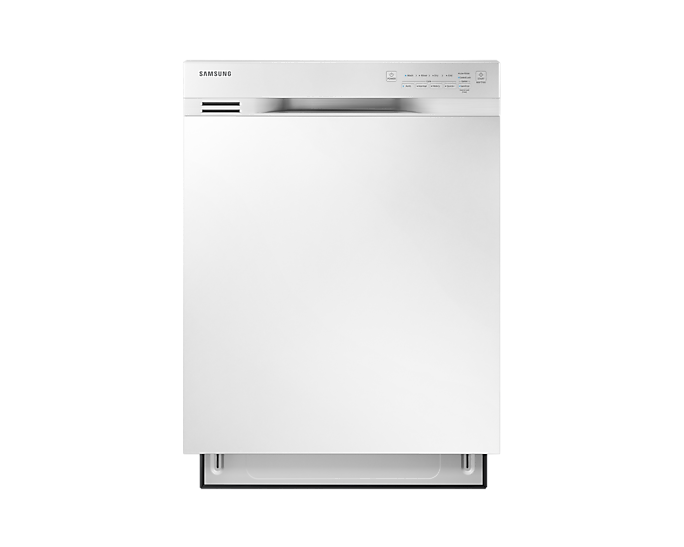 Samsung DW80J3020UW/AC 24-Inch Front Control Built-in Dishwasher With Stainless Steel Tub - White