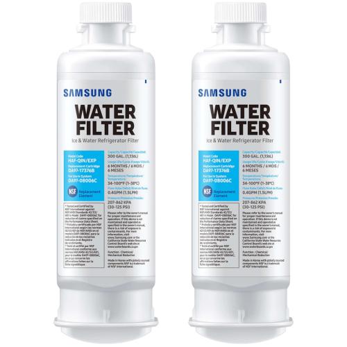 Samsung HAF-QIN-2P/EXP Water Filter 2 Pack