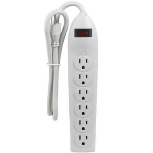 Samsung 33543 6 Outlet Power Strip 3Ft Cord