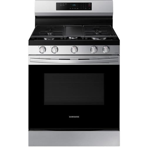 Samsung NX60A6311SS/AA 6.0 Cu. Ft. Smart Freestanding Gas Range In Stainless Steel