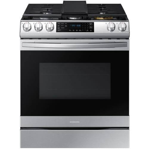 Samsung NX60T8511SS/AA 6.0 Cu. Ft. Smart Slide-in Gas Range With Air Fry