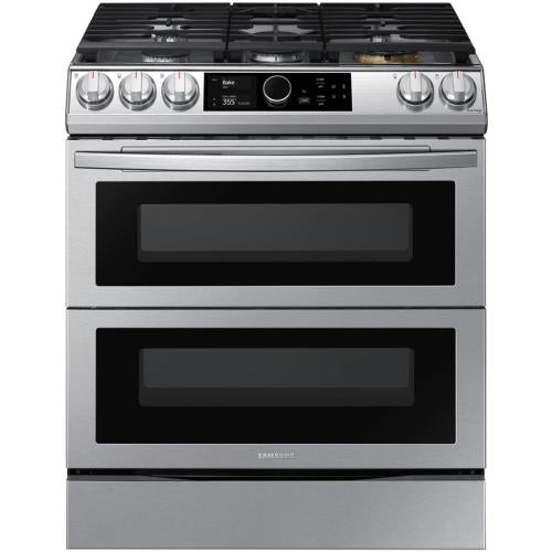 Samsung NX60T8751SS/AA 6.0 Cu Ft. Smart Slide-in Gas Range In Stainless Steel