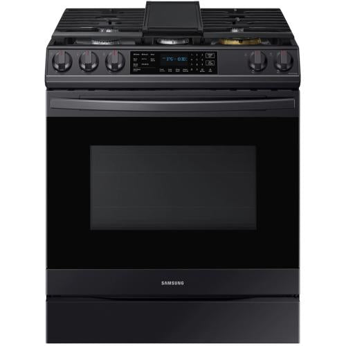 Samsung NX60T8511SG/AA 6.0 Cu Ft. Smart Slide-in Gas Range With Air Fry In Black Stainless Steel