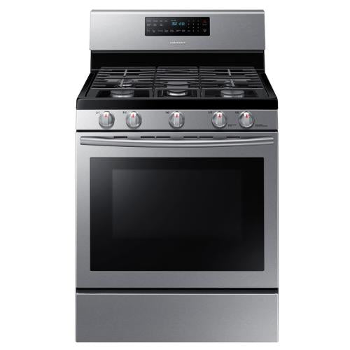 Samsung NX58H5600SS/AA 5.8 Cu. Ft. Self-cleaning Gas Convection Range