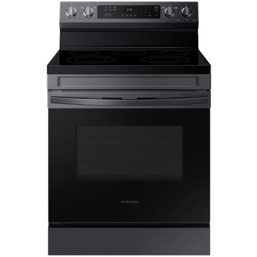 Samsung NE63A6311SG/AA 6.3 Cu. Ft. Smart Freestanding Electric Range In Black Stainless Steel