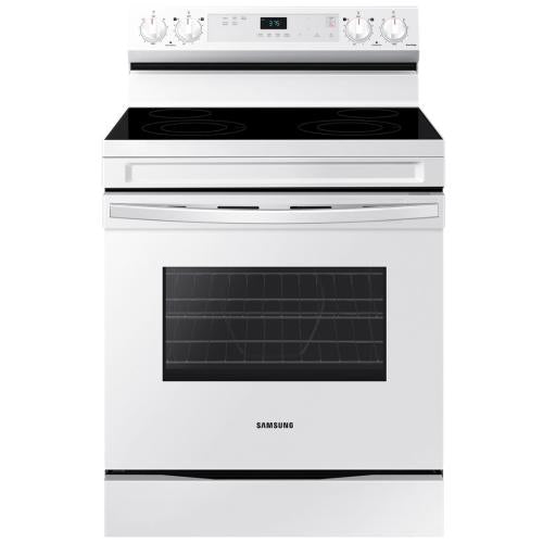 Samsung NE63A6111SW/AA 6.3 Cu. Ft. Smart Freestanding Electric Range