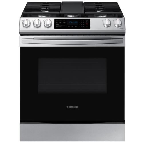 Samsung NX60T8311SS/AA 6.0 Cu. Ft. Front Control Slide-in Gas Range