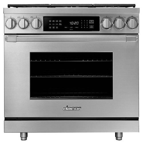 Samsung HDPR36S/NG 36-Inch Dual Fuel Pro Range, Silver Stainless Steel