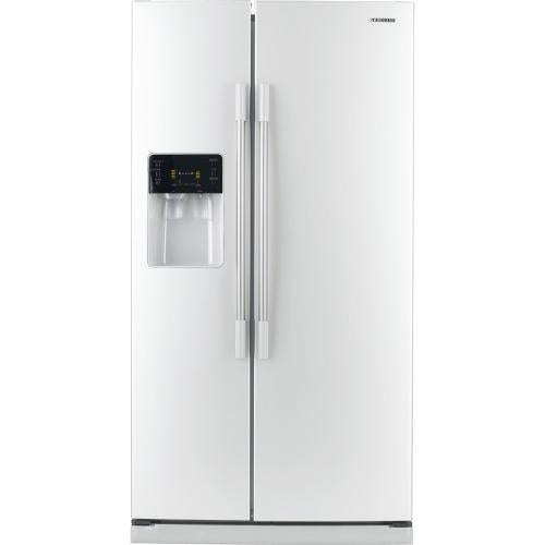 Samsung RS2530BWP 25.0 Cu. Ft. Side By Side Refrigerator