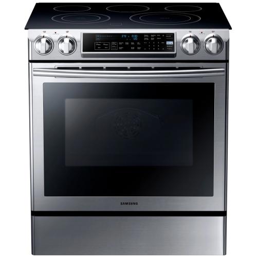 Samsung NE58F9500SS/AA 5.8 Cu. Ft. Slide-in Electric Range In Stainless Stee