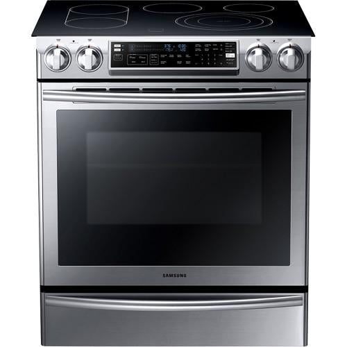 Samsung NE58F9710WS/AC Slide-in Electric Range With Flex Duo Oven