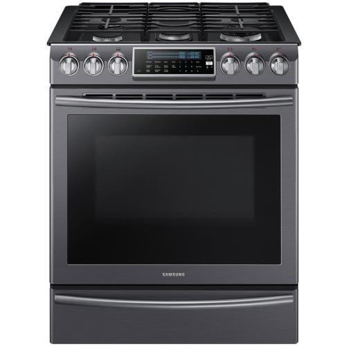 Samsung NX58K9500WG/AA 5.8 Cu. Ft. Slide-in Gas Range With True Convection