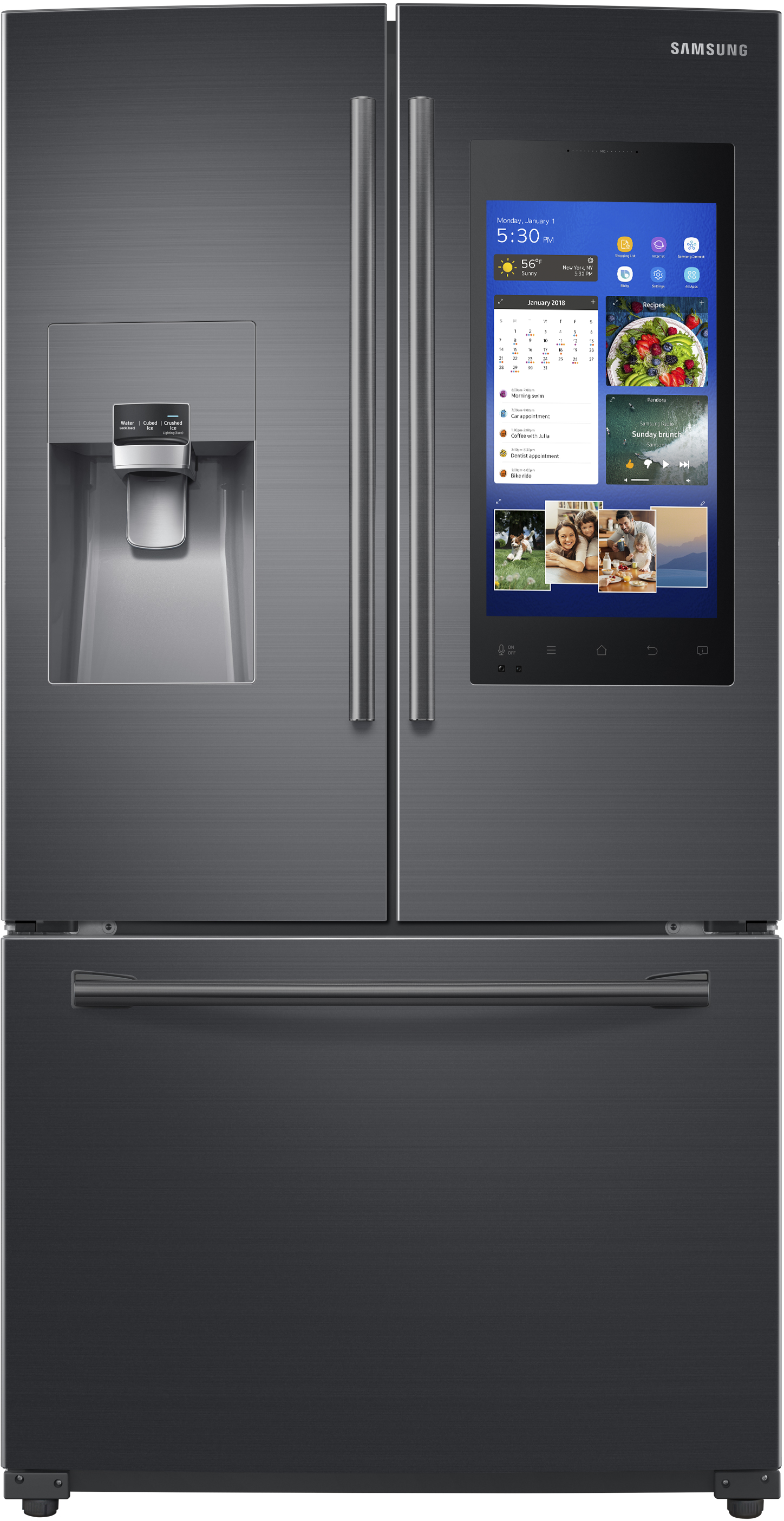 Samsung RF265BEAESG/AA 24.2 Cu. Ft. 3-Door French Door Refrigerator