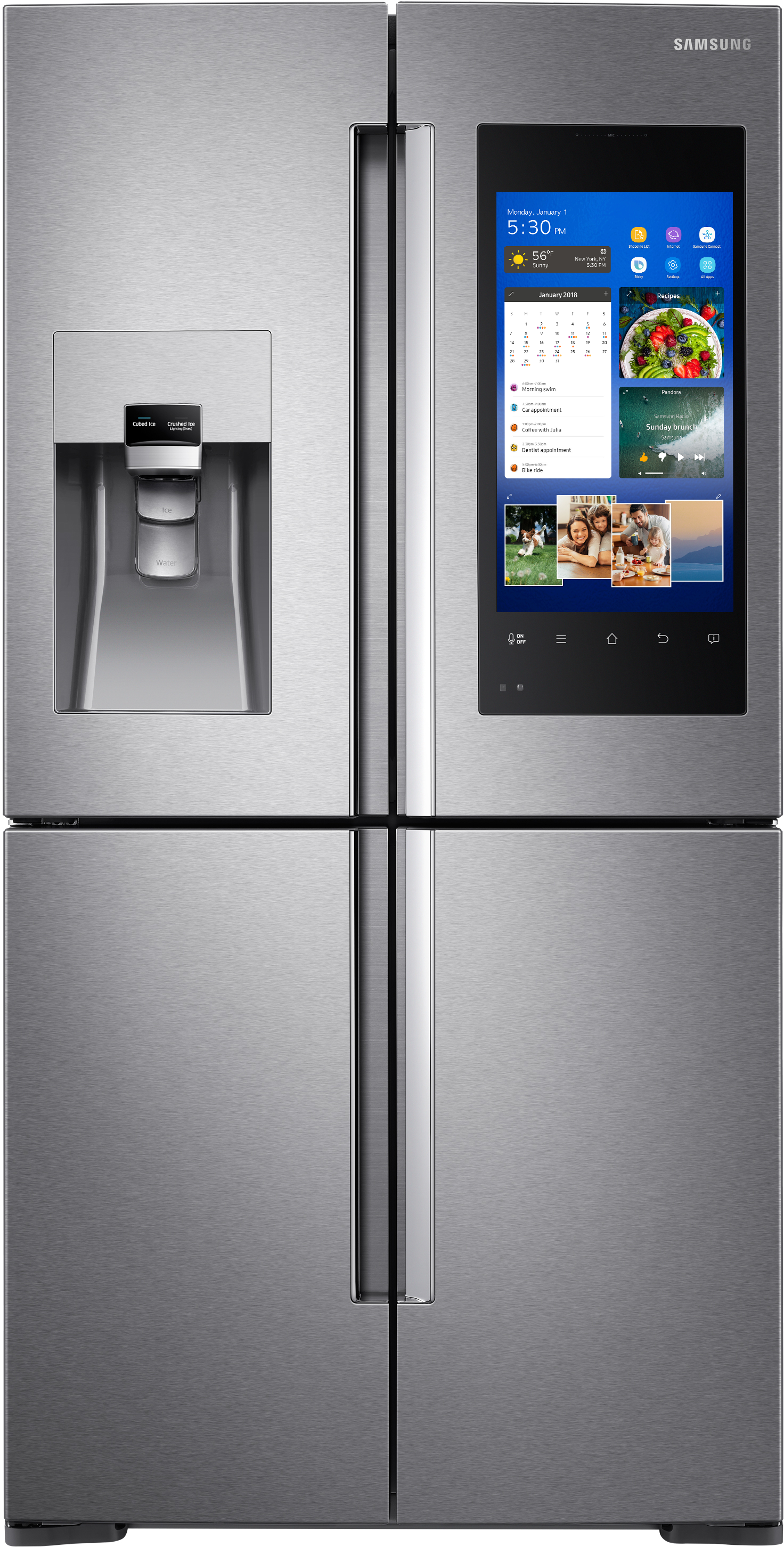Samsung RF28M9580SR/AA 28.0 Cu. Ft. 4-Door Flex French Door Refrigerator